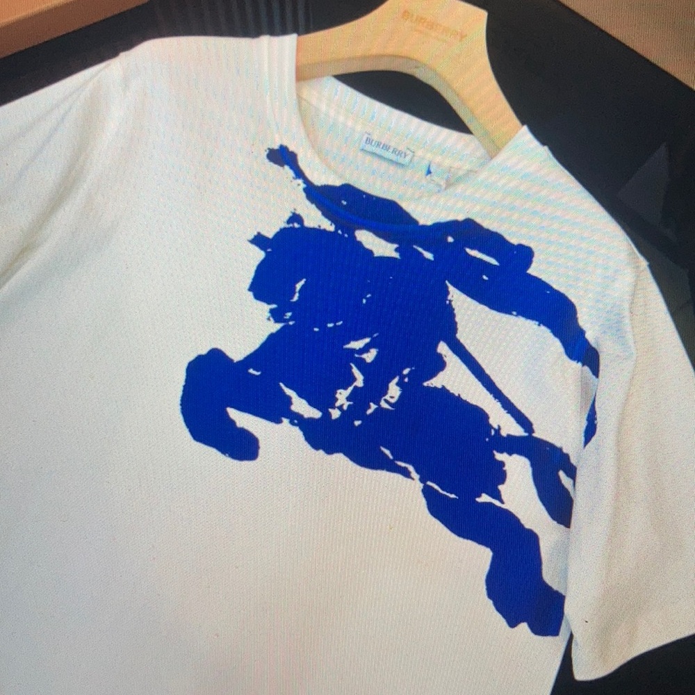 Burberry Equestrian Knight Micro Label Cotton top